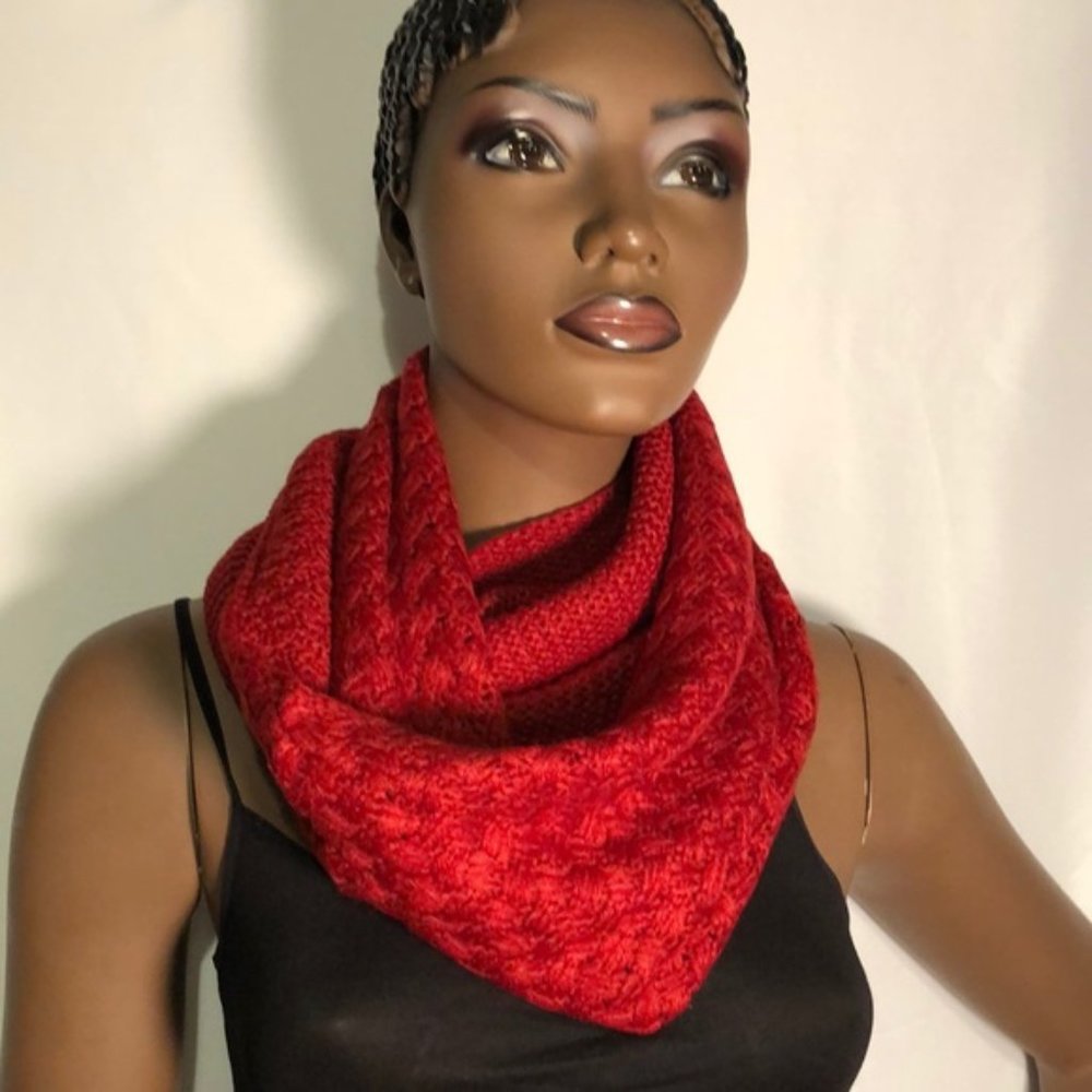 Soft knit infinity scarf
